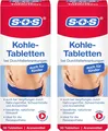 Produktbild: ✅ SOS Kohletabletten bei Durchfallerkrankungen Reiskrankheit 2x 30 Tabletten ✅