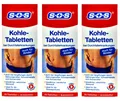 Produktbild: Kohle Tablette SOS 90 Stk Set Reisekrankheit Durchfall Tabletten Kohletabletten