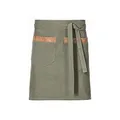Produktbild: EXNER Schürze, Vorbinder Canvas, mit Taschen und Schlaufen, für Gastronomie, Service Kaffee, Bistro, B80 x L45cm, Farbe dark green