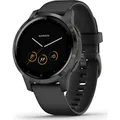 Produktbild: Garmin Unisex – Erwachsene vívoactive 4S , Schiefer/Schwarz, S, 010-02172-12