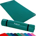 Produktbild: MOVIT Gymnastikmatte Pilates, Gymnastik, Yoga, Matte - hautfreundlich und , Yogamatte für Zuhause oder Unterwegs - 190x100x1,5cm, Petrol
