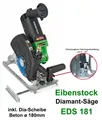 Produktbild: Eibenstock Diamantsäge EDS 181 + Diamantscheibe ø 180 Beton Trennsäge Kreissäge