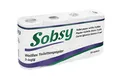 Produktbild: Sobsy 3 lagiges reißfestes Toilettenpapier aus reinem Zellstoff, 150 Blatt, 96 Rollen motivgeprägt, weich, 620 g SY-66013