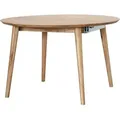 Produktbild: Esstisch Massivholztisch massiv Wildeiche geölt 120 x 120 cm rund - MATTI - Die Möbelfundgrube - Naturbelassen
