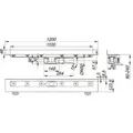 Produktbild: Dallmer Duschrinne CeraLine Plan W 1100mm, DN50