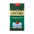 Produktbild: Jacobs Filterkaffee Krönung Mild, 100 % Arabica, helle Röstung, Kaffee gemahlen, geröstet in Deutschland, ideal für Filterkaffeemaschine & French Press, Intensität 5/10, 500 g