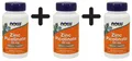 Produktbild: 3 x NOW Foods Zinc Picolinate, 50mg - 120 vcaps (102,75 EUR/kg)