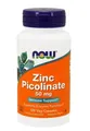 Produktbild: NOW FOODS ZINK PICOLINAT 50 MG 120 VEGETARISCHE KAPSELN