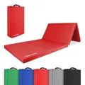 Produktbild: MSPORTS Turnmatte Premium klappbare Weichbodenmatte 190 x 80 x 5 cm Gymnastikmatte Sportmatte für zuhause Kinder Erwachsene (Rot, 190 x 80 x 5 cm)