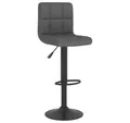 Produktbild: vidaXL Barhocker Barhocker Dunkelgrau Stoff (1 St)
