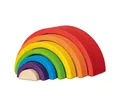 Produktbild: goki Stapelspielzeug Bausteine, Kleiner Regenbogen, (packung, 7-tlg), für kreatives und freies Spiel