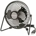 Produktbild: Cofi 1453 - Fontastic Essential usb Tischventilator mit Metallgehäuse, schwenkbar, Ein/aus Schalter, schwarz