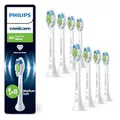 Produktbild: Philips Sonicare W2 Optimal White, Original Ersatzbürstenköpfe, Weiß, 8er-Pack, HX6068/87