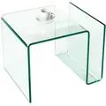Produktbild: riess-ambiente Couchtisch, Transparent, Glas, Rechteckig,Rechteckig, 50x38x40 cm, Wohnzimmer, Wohnzimmertische, Couchtische