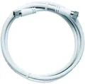 Produktbild: Axing Modem-Kabel, axiale F-Stecker, doppelt geschirmt, 3,5 m, weiß (MAK 350-80)