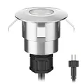 Produktbild: ledscom.de LED Bodeneinbauleuchte ATRIA für außen, IP65, edelstahl, rund, 40mm Ø, kaltweiß