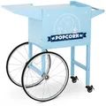 Produktbild: Popcornwagen Wagen für Popcornmaschine Popcorntrolley 2 Bremsen blau