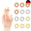Produktbild: 12 Stücke Massageringe für Finger, Akupressur Ringe Set Akupressurring M