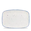 Produktbild: Churchill Stonecast HINTS Indigo Blue Chefs Oblong Plate Porzellan 34,4x23,4 cm