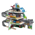 Produktbild: Hape E3753 Riesige Bergmine großes Eisenbahn-Set mit Zügen Kran Brücke Tunnel