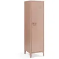 Produktbild: [en.casa] Einzelspind, Hellbraun, Metall, 2 Fächer, 38x137x38 cm, Garderobe, Garderobenschränke, Garderobenschränke