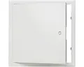Produktbild: Revisionstür Softline Stahlblech verzinkt weiß RAL 9016 mit versenktem 4-Kantver