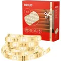 Produktbild: Brilo LED-Strip Kabelschalter Warmweiß 3.000 K Kürzbar USB Anschluss 5 m