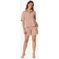 Produktbild: Schiesser Pyjama Selected Premium (2 tlg) Schlafanzug, Pyjama Set, Nachtwäsche orange M (38)