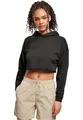 Produktbild: Urban Classics Ladies Oversized Cropped Hoody Black XXL