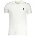 Produktbild: Timberland Weißes Slim Fit Rundhals T-Shirt mit Sticklogo, Größe S
