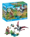 Produktbild: PLAYMOBIL Dinos 71525 Beobachtungsstation für Dimorphodon, inklusive Drohne mit Kamera sowie weiteren spannendes Accessoires, nachhaltiges Spielzeug für Kinder ab 4 Jahren