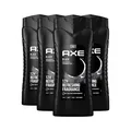 Produktbild: AXE 3-in-1 Duschgel & Shampoo Black XL 400ml 4 Stück - für Körper, Gesicht, Haar