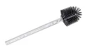 Produktbild: WENKO Silikon WC-Ersatzbürste mit Bubblestiel - Ersatz-Toilettenbürste, Polystyrol, 7.5 x 35 x 7.5 cm, Transparent, transparent / schwarz, 35 x 7.5 x 7.5 cm