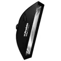 Produktbild: Profoto 1 x 1,2 m Softbox-Streifen mit All-in-One-Halterung und abnehmbarem Diffusor für Kanten- oder Felgenbeleuchtung (Silber)