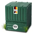 Produktbild: Geschlossener Schnell-Komposter 600 Liter: ECO-King, grün, aus 100% recyceltem PP