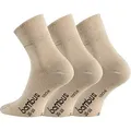 Produktbild: FussFreunde Socken 6 Paar kurze Bambus-Socken, Bambus Kurzsocken, ANTI-LOCH-GARANTIE beige 39-42
