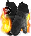 Produktbild: AVANA Silikon Ofenhandschuhe Hitzebeständig 350°C Kochhandschuhe Topfhandschuhe