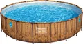 Produktbild: Power Steel™ Swim Vista Series™ Solo Pool ohne Zubehör Ø 549 x 122 cm, Holz-Optik (Pinie), rund