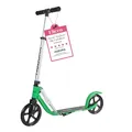 Produktbild: HUDORA BigWheel Pure Scooter I Stabiler Aluminium-Roller mit Ständer I Höhenverstellbarer & zusammenklappbarer Cityroller für bis zu 100kg I Tretroller für Jugendliche und Erwachsene | grass