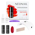 Produktbild: NÉONAIL Starter Set FIRST CHOICE - LED UV Lampe - UV Nagellack - Maniküre Set - Top - Starterset mit Lampe - Sets - Nagellack Set - Farben - Base - Manicure - Nagelset