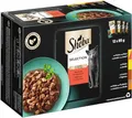 Produktbild: Sheba Katzennassfutter Selection in Sauce, 48 Portionsbeutel, 12x85g (4er Pack) – Katzenfutter nass, Herzhafte Komposition in Sauce für ausgewachsene Katzen