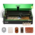 Produktbild: VEVOR Lasergravierer 20W Lasergravur-/Schneidemaschine Kameragehäuse 50x32cm