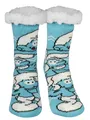 Produktbild: United Labels Die Schlümpfe Hüttensocken - Haussocken für Damen Kuschelsocken Flauschige Wintersocken warme Frauen Socken Blau (DE/NL/SE/PL, Numerisch, 35, 38, Regular, Regular)
