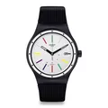 Produktbild: Swatch Mens Analogue Swiss Quartz Watch with Silicone Strap SUTB408