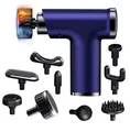 Produktbild: Massagepistole mit Wärmefunktion,mini Massage Gun Wärme und Kälte,3200U/min 13MM 9 Stufen 3600mAh Akku Elektrisches Handmassagegerät Faszien Tiefengewebe Tragbares für Nacken Rücken Körper Violett