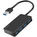 Produktbild: LogiLink USB 3.2 Gen1, 4-Port Hub, schwarz