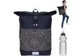 Produktbild: ELEPHANT Rucksack Damen Freizeitrucksack A4 groß 13038, Laptop Tasche Travel Geheimfach Daypack large + Trinkflasche
