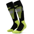 Produktbild: CEP Ski Merino Socken Herren in black-lime, Größe 45-50