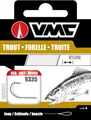 Produktbild: VMC Perfect Forelle rot gebundene Forellenhaken 120cm Vorfach, Größe:4