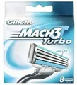 Produktbild: Gillette MACH3 TURBO Rasierklingen 8 St. (8700216503600)